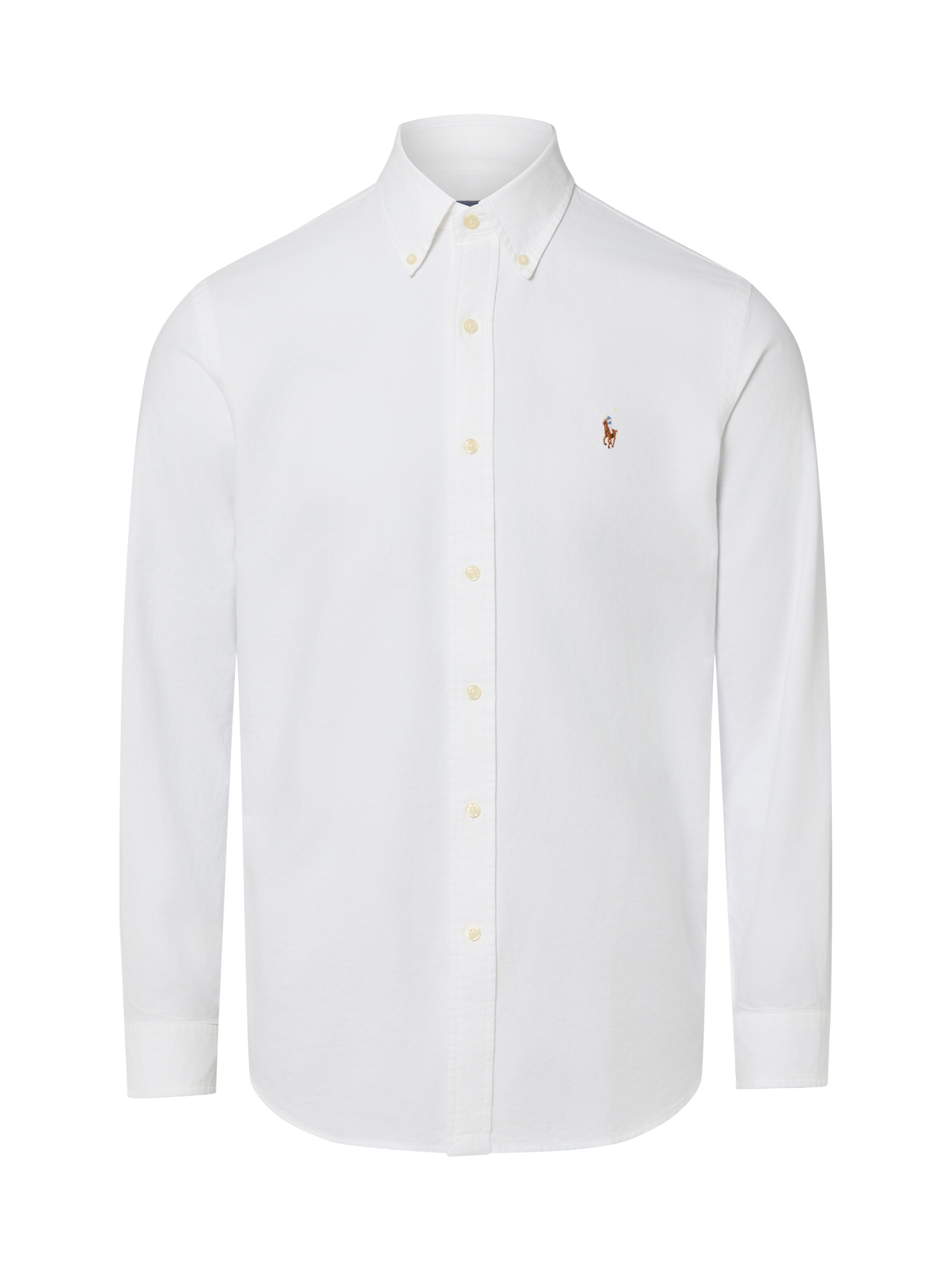 Coupe regular Chemise Polo Ralph Lauren en blanc : devant