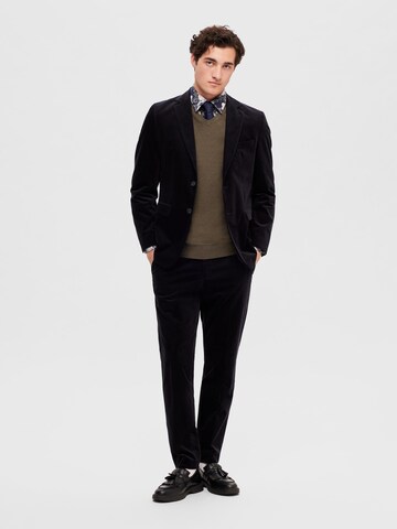 SELECTED HOMME Pulóver 'SLHBERG' - zöld