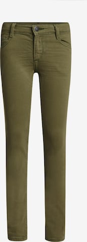 Skinny Jeans di WE Fashion in verde: frontale
