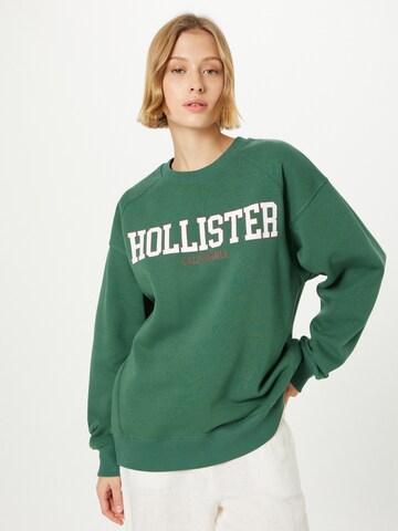 HOLLISTER - Sweatshirt em verde: frente