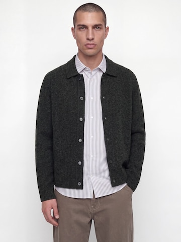 JACK & JONES Gebreid vest in Grijs: voorkant