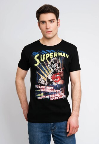 LOGOSHIRT Shirt in Black: front