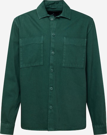 Springfield - Comfort Fit Camisa em verde: frente