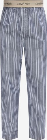 Calvin Klein Pidžaamapüksid, värv sinine: eest vaates