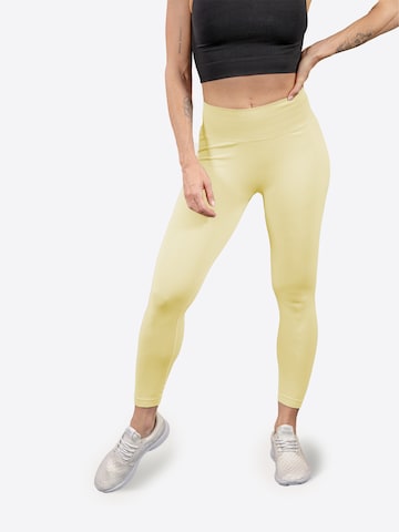 Strammer Max Performance Skinny Leggings 'Scrunch'‌‌‌ in Gelb