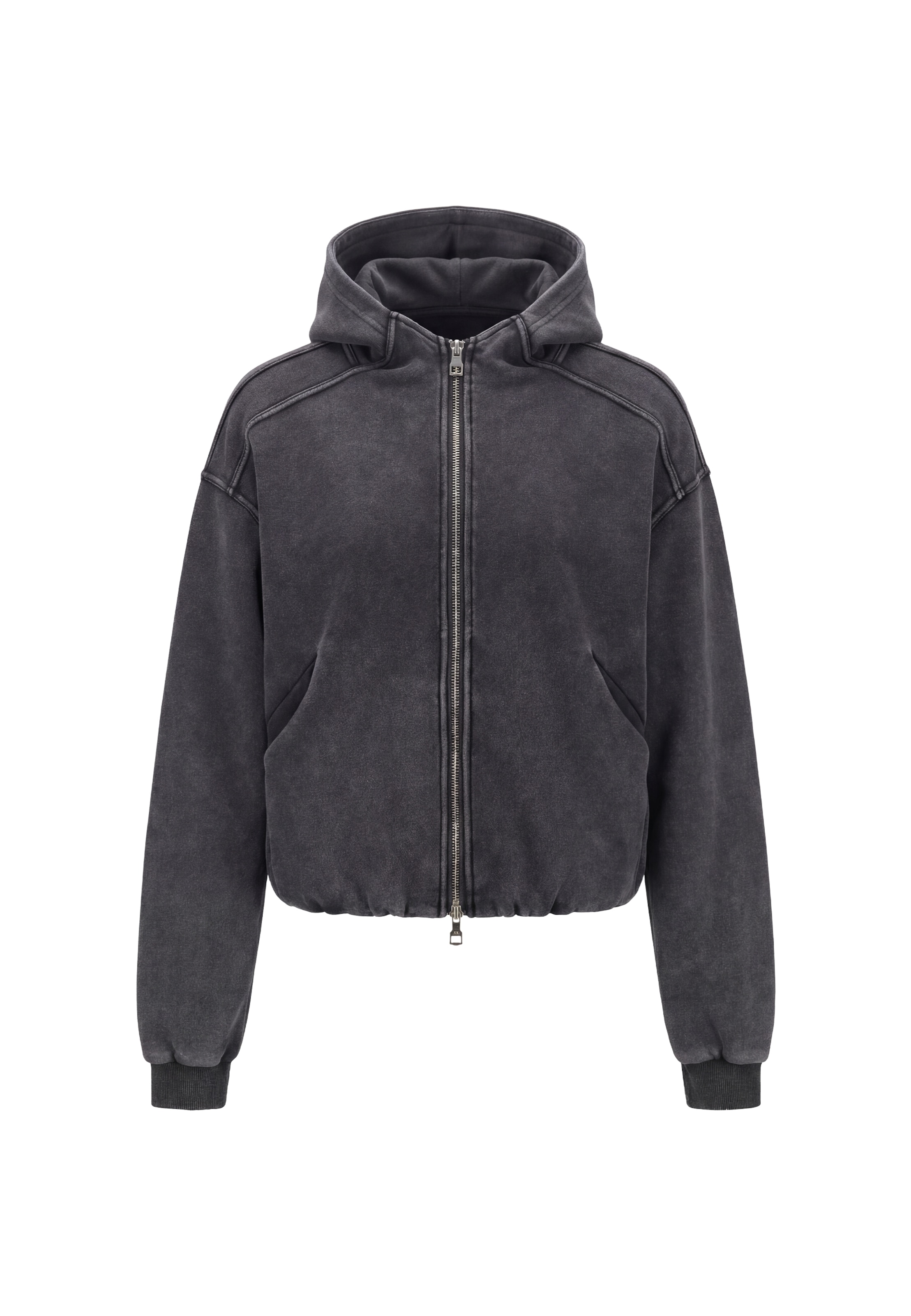 Veste de survêtement myMo ROCKS en gris : devant