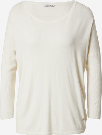 ZABAIONE - Pullover 'Sammy' em branco: frente