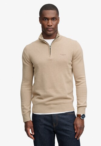 Superdry & Co Pullover 'Essential' in Beige: Vorderseite