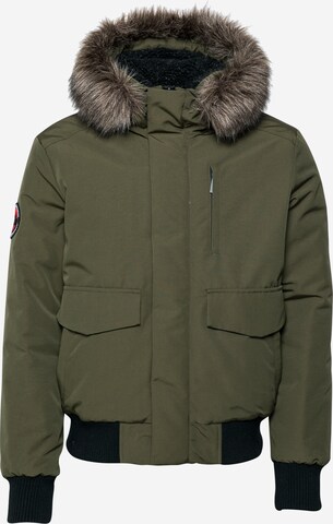 Veste mi-saison 'Everest' Superdry en vert : devant