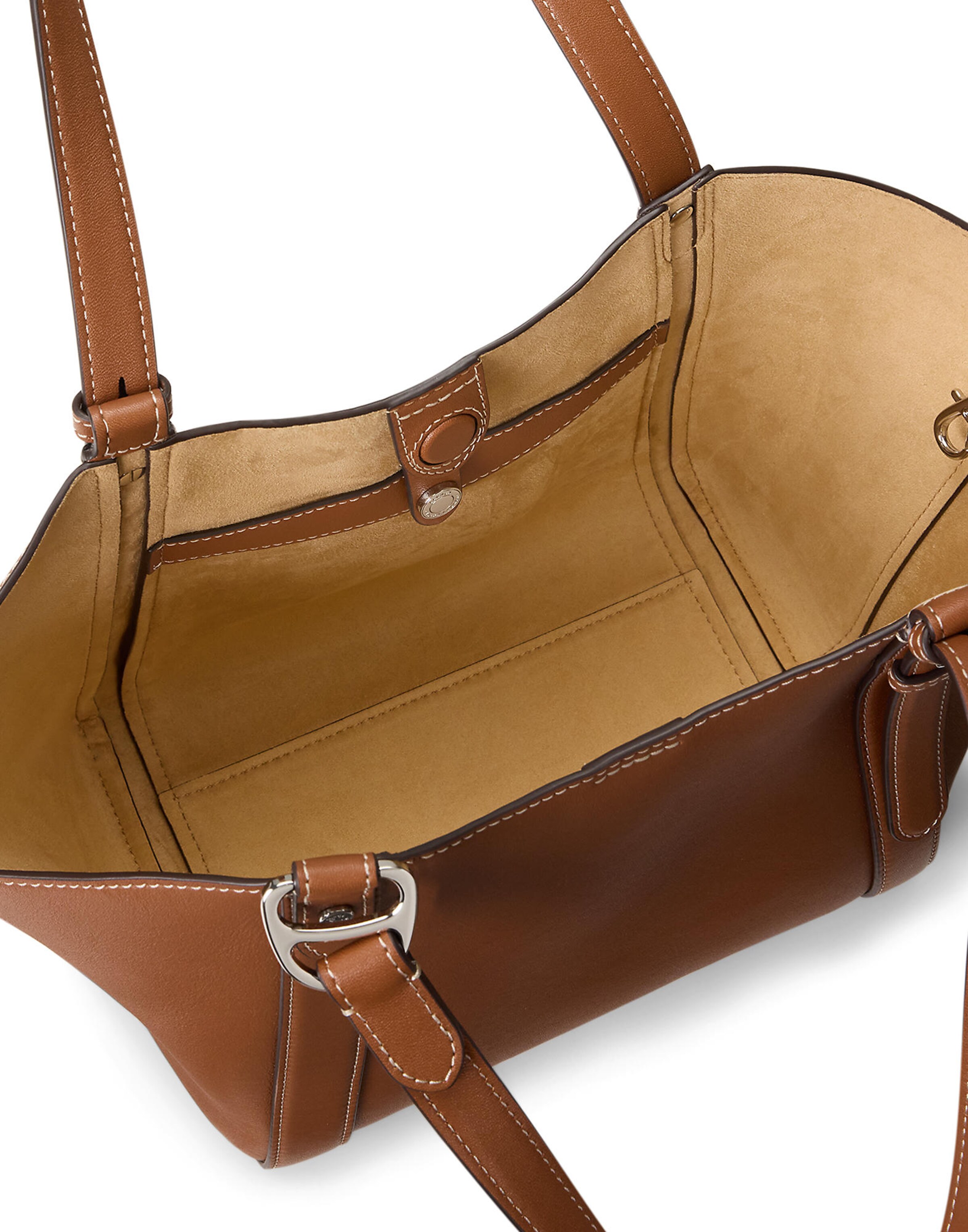 Borsa a spalla di Lauren Ralph Lauren in marrone