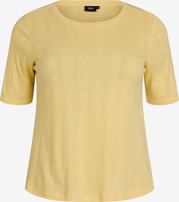 geltona Zizzi Marškinėliai 'Mmia': priekis