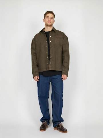 Denim Project - Ajuste regular Camisa ' DPColor ' en marrón
