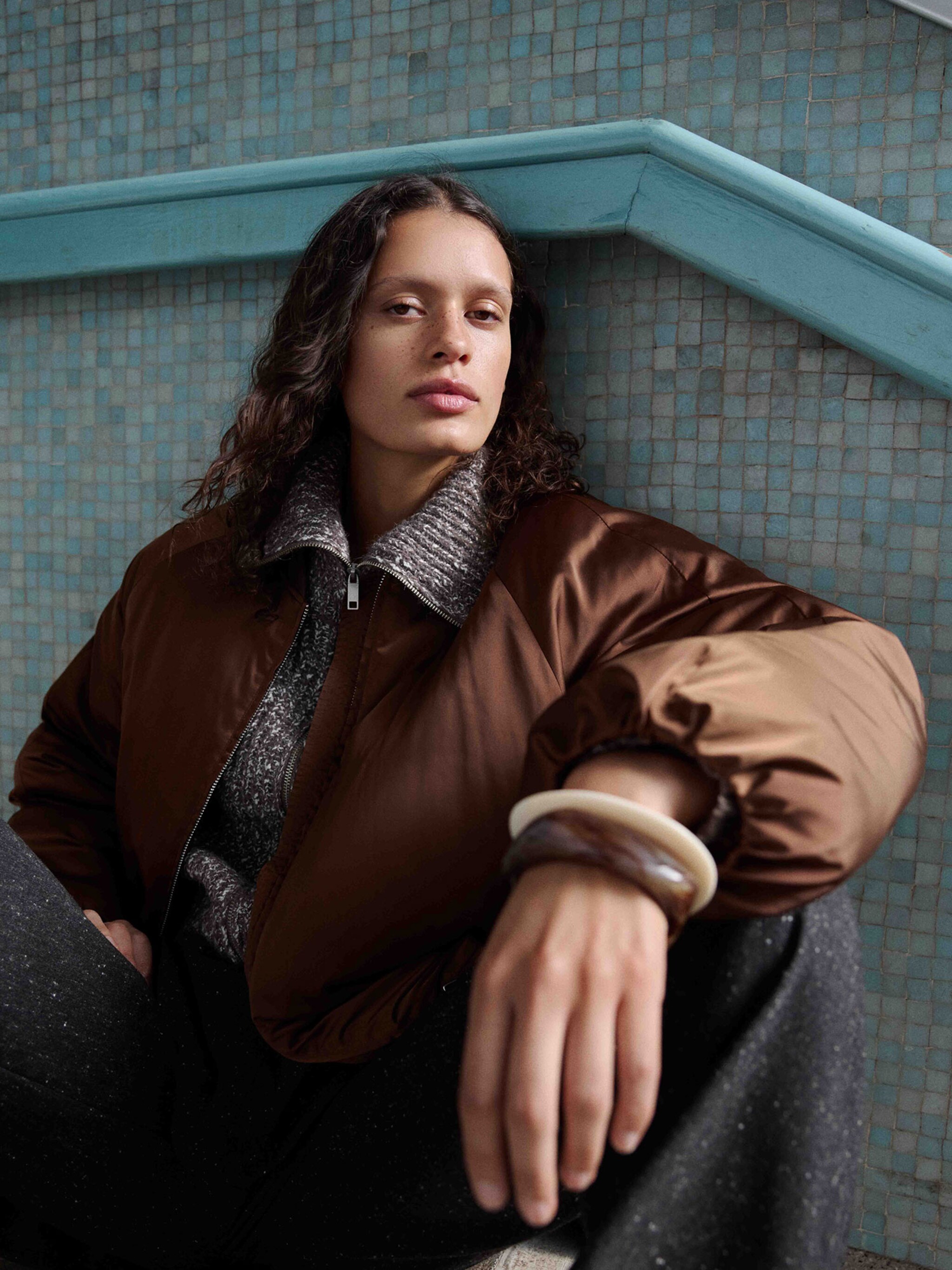 EDITED Produkter Cardigan 'Lucila' brun