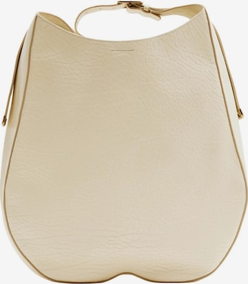 Borsa a spalla 'XL CHESS SHOULDER 42x12x46cm' di BURBERRY in bianco: frontale