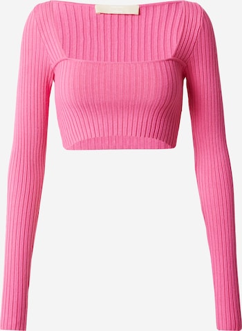 LENI KLUM x ABOUT YOU Sweater 'Salma' in Pink: front