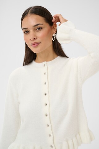 Kaffe Gebreid vest 'KAemma' in Wit