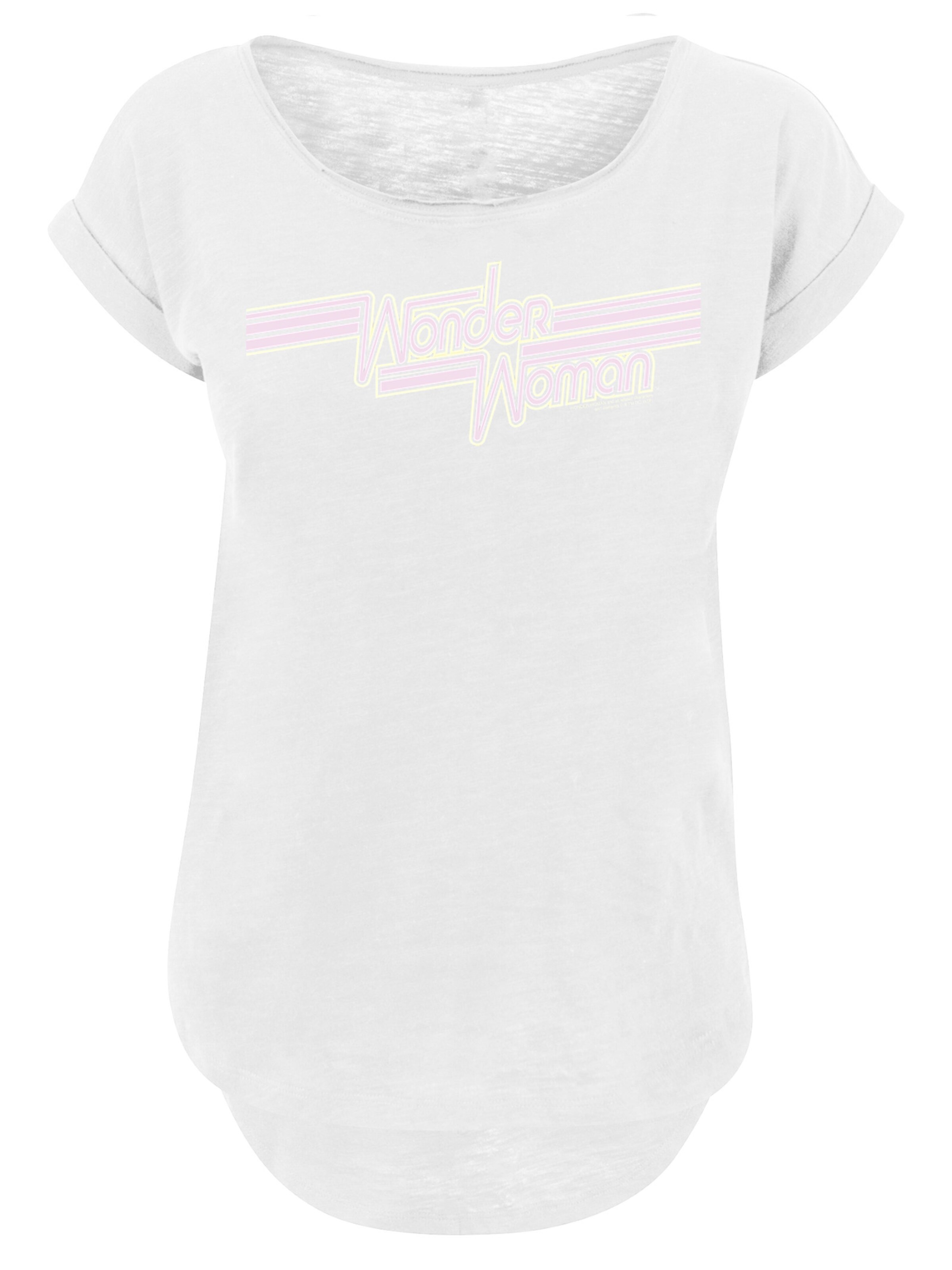 F4NT4STIC Shirt 'DC Comics Wonder Woman' in White: front