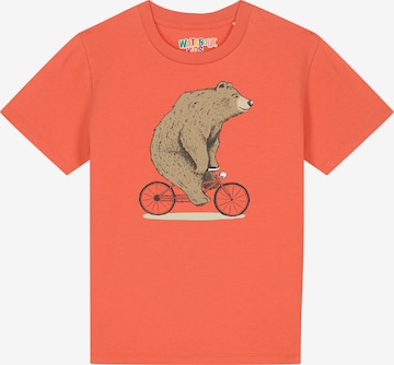 T-Shirt 'Fahrradbär' watabout.kids en orange : devant