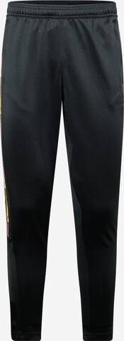 Coupe slim Pantalon de sport 'TIRO Q2' ADIDAS SPORTSWEAR en noir : devant