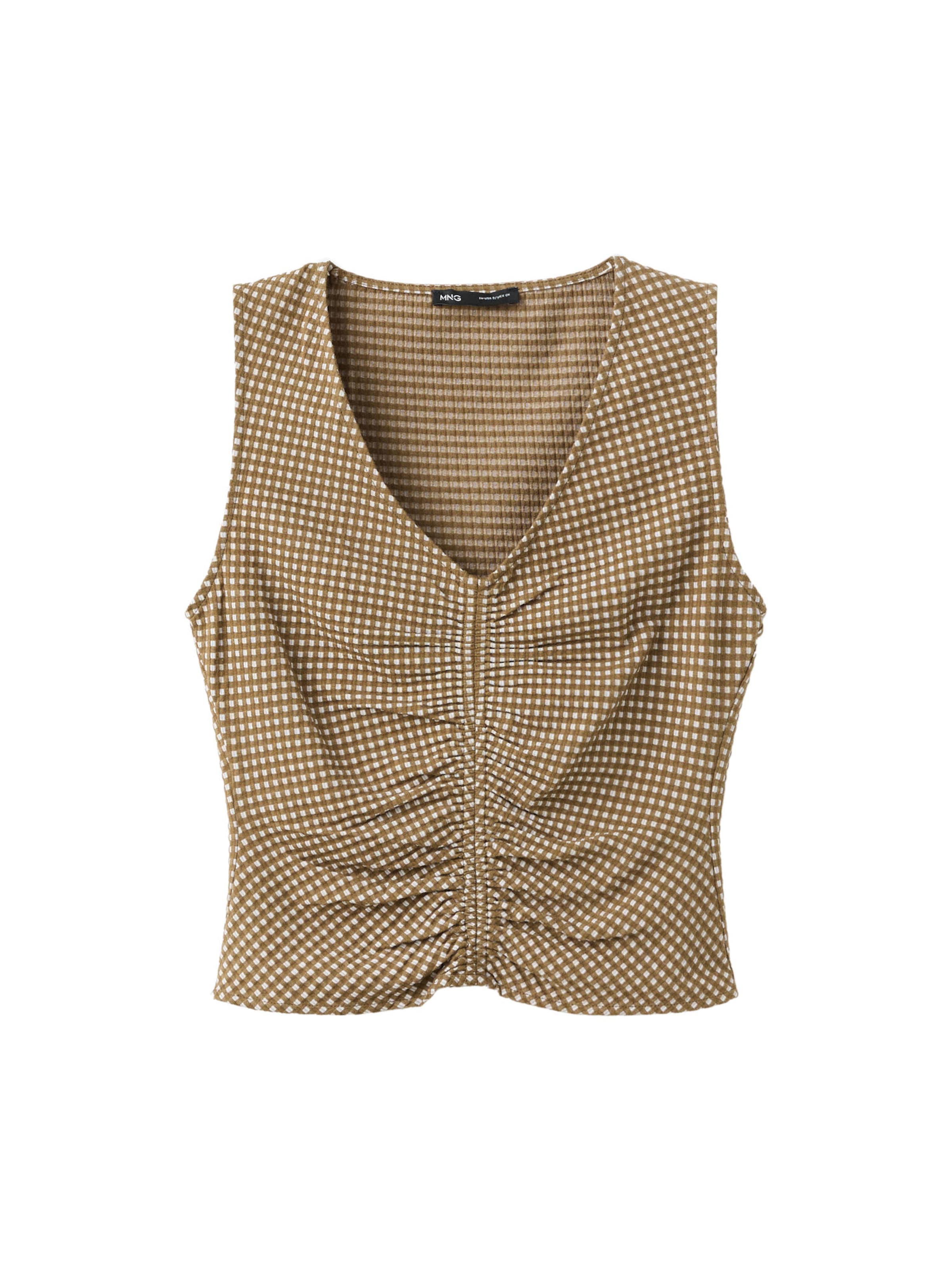 MANGO Top 'VION' - zöld: elől