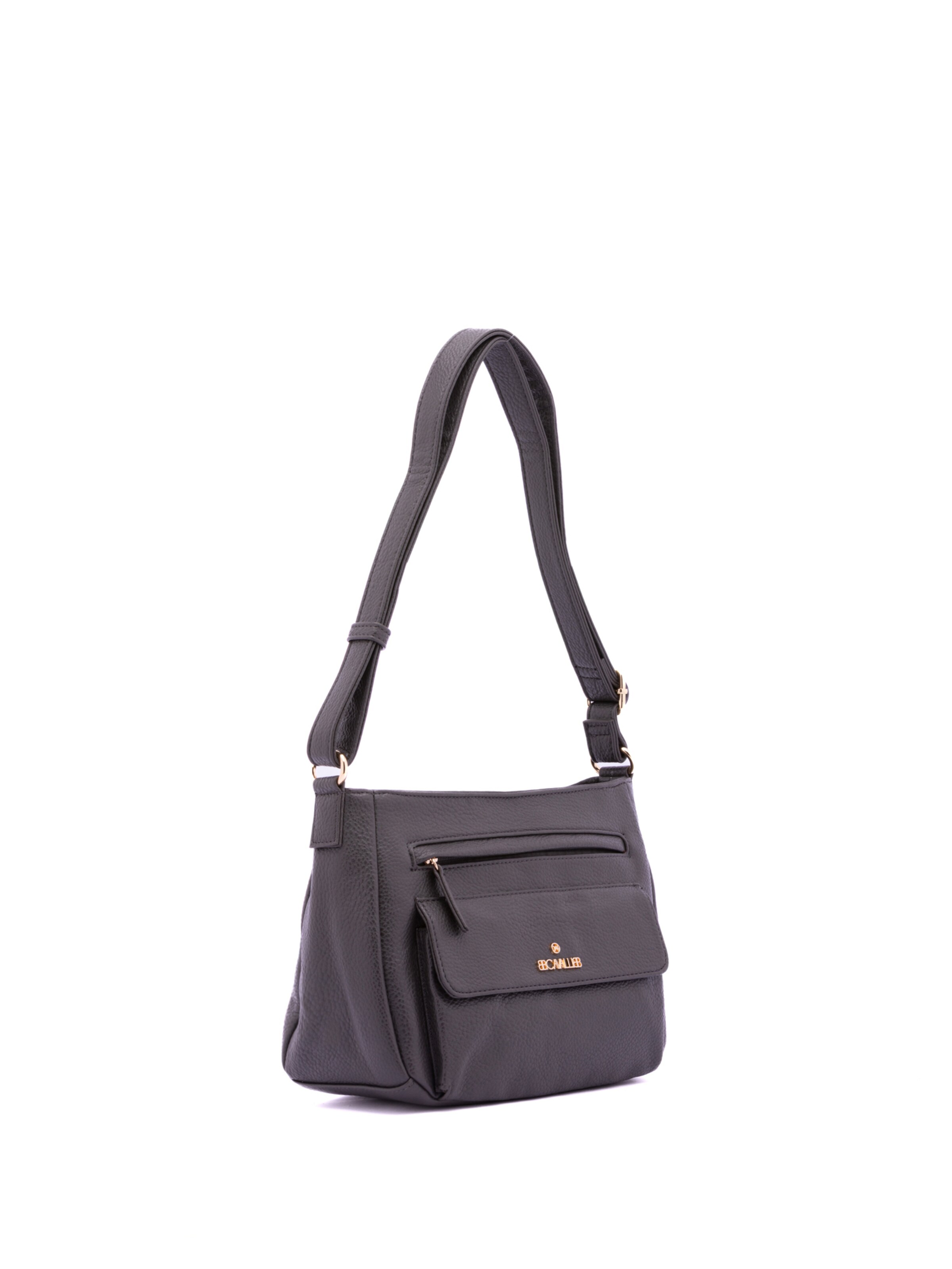 Borsa a spalla 'Borsa a Spalla Donna B Cavalli Ecopelle Zip' di B. Cavalli in grigio