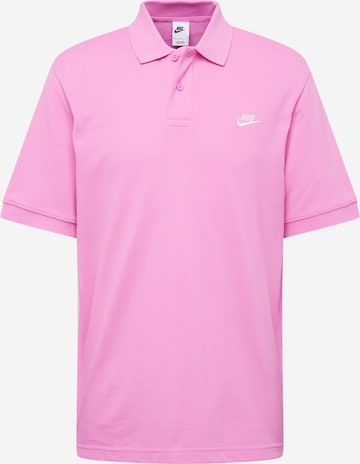 Nike Sportswear Shirt 'CLUB' in Roze: voorkant