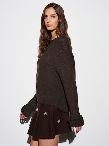 Dilvin - Pullover 'Pullover' em castanho: frente