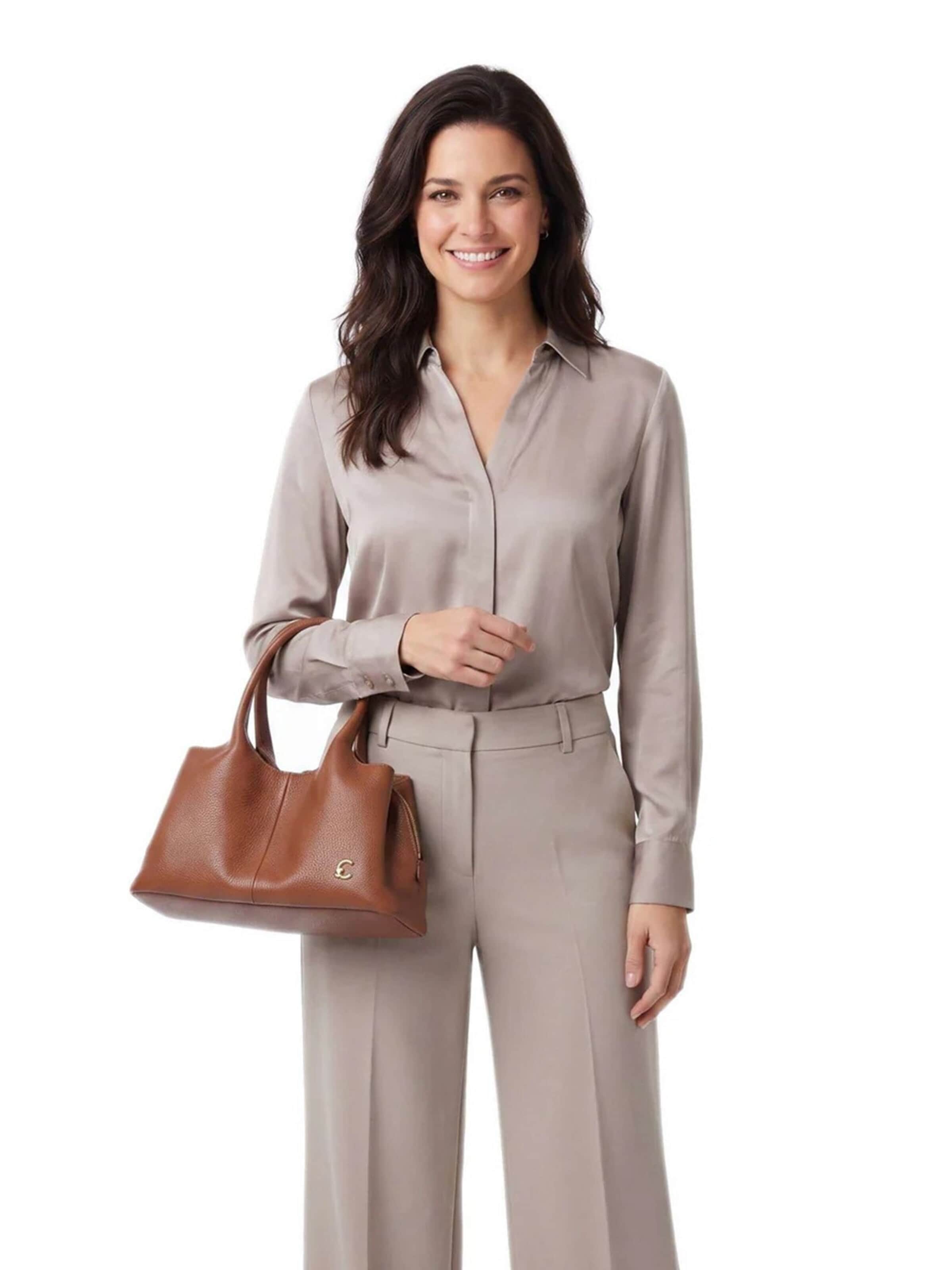 Coccinelle Handbag 'Nell' in Brown