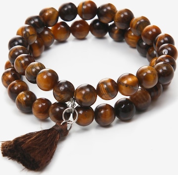 COLLEZIONE ALESSANDRO Bracelet 'Peppa' in Brown: front