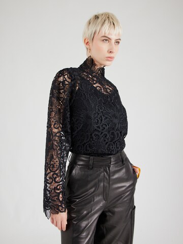 VILA ROUGE EDIT - Blusa 'VIBOE' en negro: frente
