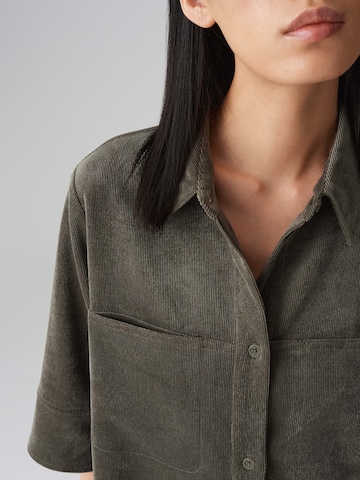 OPUS Shirt Dress 'Winchesta' in Green