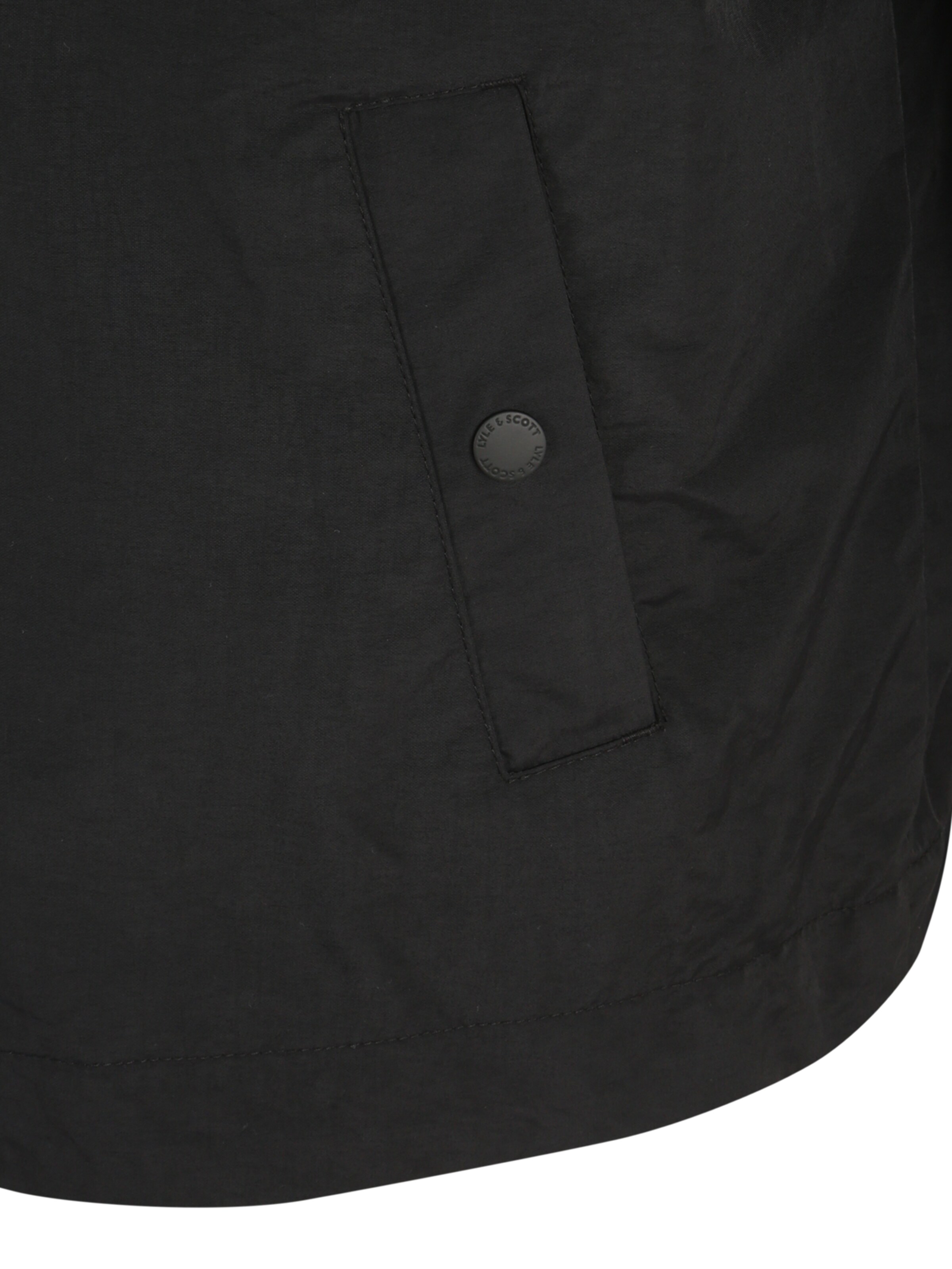 Lyle & Scott Big&Tall Kevad-sügisjope, värv must