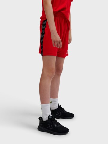 Regular Pantalon de sport 'Authentic PL' Hummel en rouge
