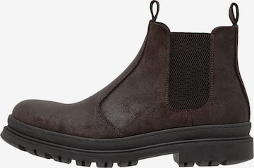 Bianco Chelsea Boots 'GRANT' in Brown: front