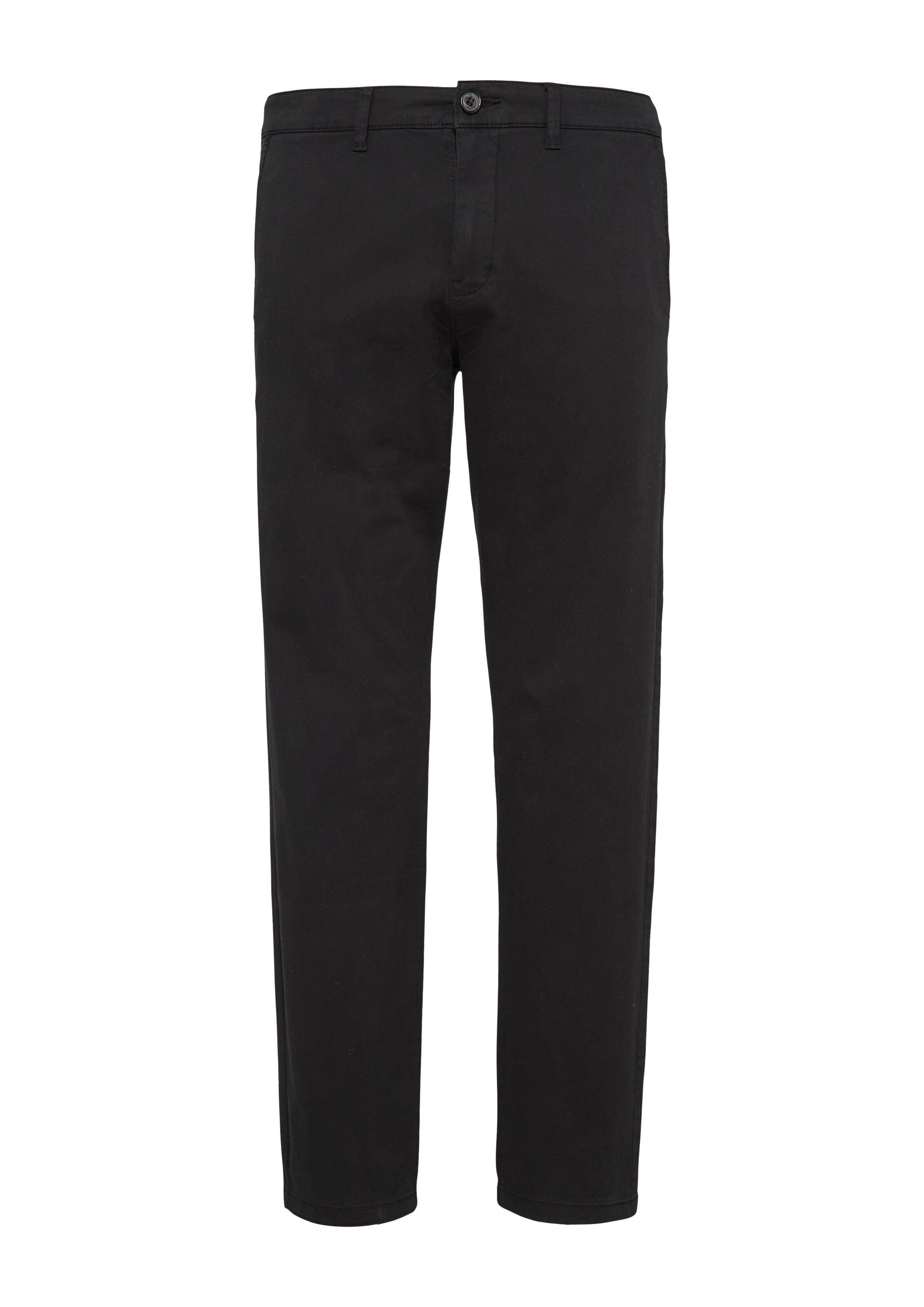 QS Slimfit Hose in Schwarz: Vorderseite