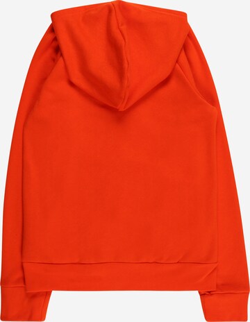 UNDER ARMOUR Regular fit Αθλητική μπλούζα φούτερ 'RIVAL' σε πορτοκαλί
