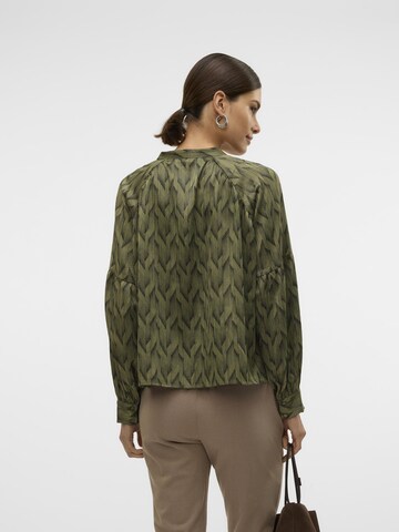 VERO MODA Bluse 'LIVIA' i grøn