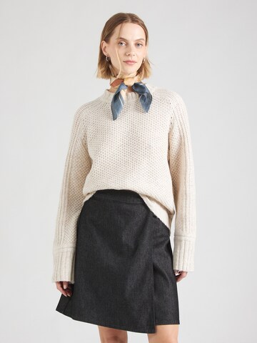 Pull-over 'PCNONNA' PIECES en beige : devant