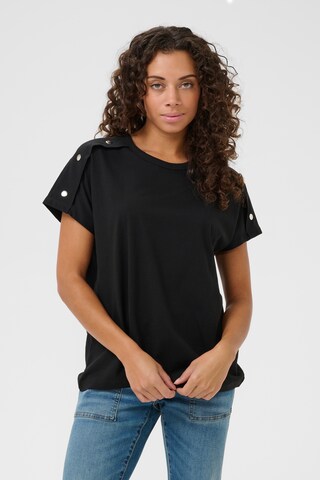 CULTURE Oversized shirt 'Selma Amora' in Black: front