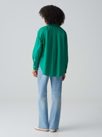 Camicia da donna 'Freyana' di OPUS in verde