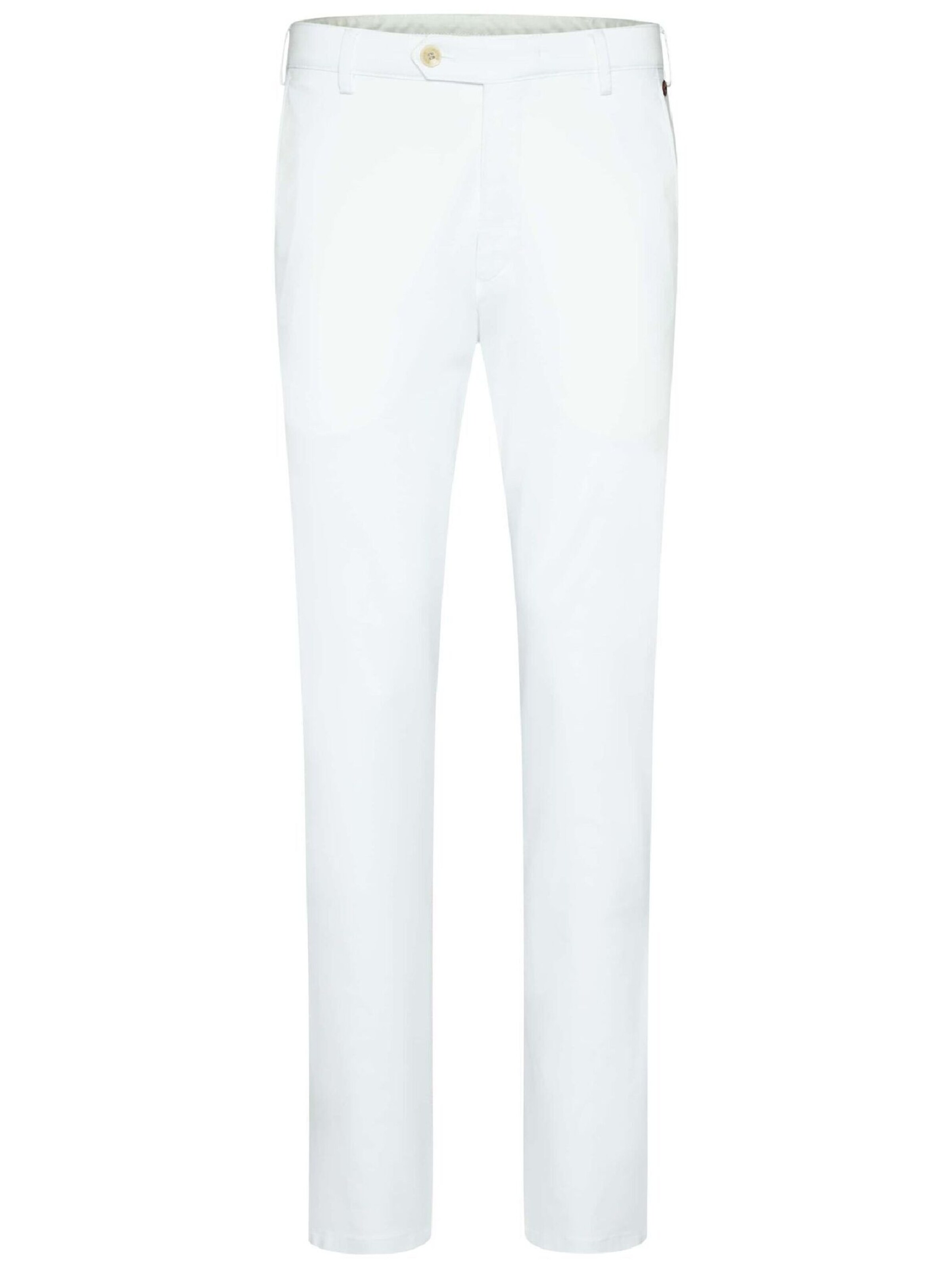 Regular Pantalon chino 'Roma' Meyer Hosen en blanc : devant