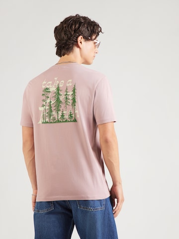 Tricou 'S-YOSE' de la NAPAPIJRI pe roz: față
