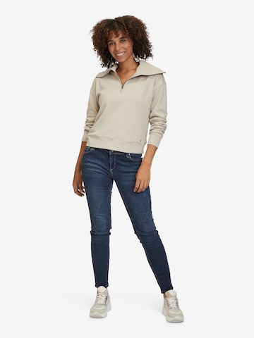 Sweat-shirt Betty & Co en beige