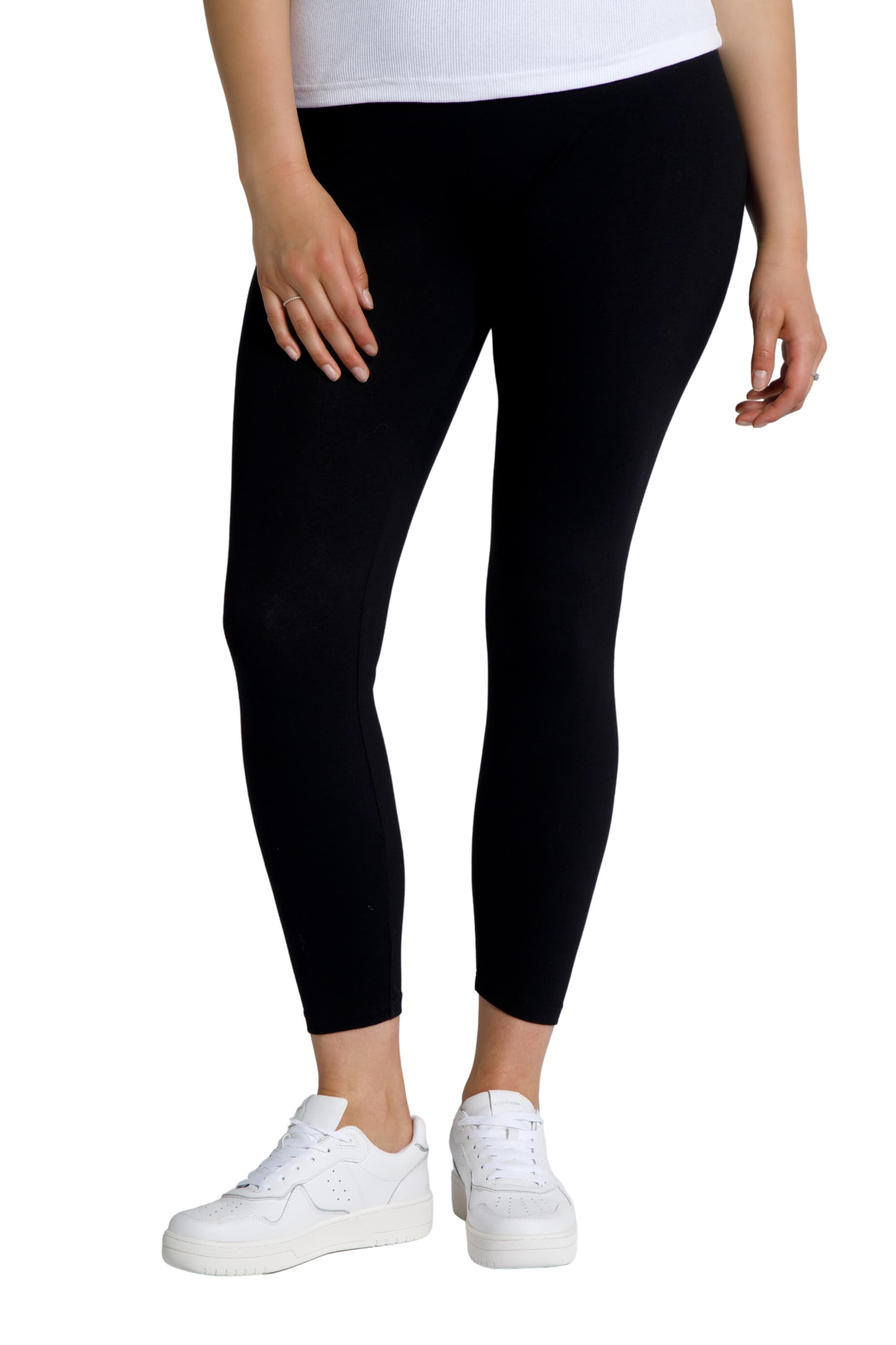 Studio Untold Skinny Leggings in Zwart: voorkant