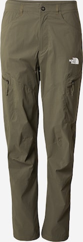 THE NORTH FACE Обычный Штаны в спортивном стиле 'EXPLORATION' в Зеленый: спереди