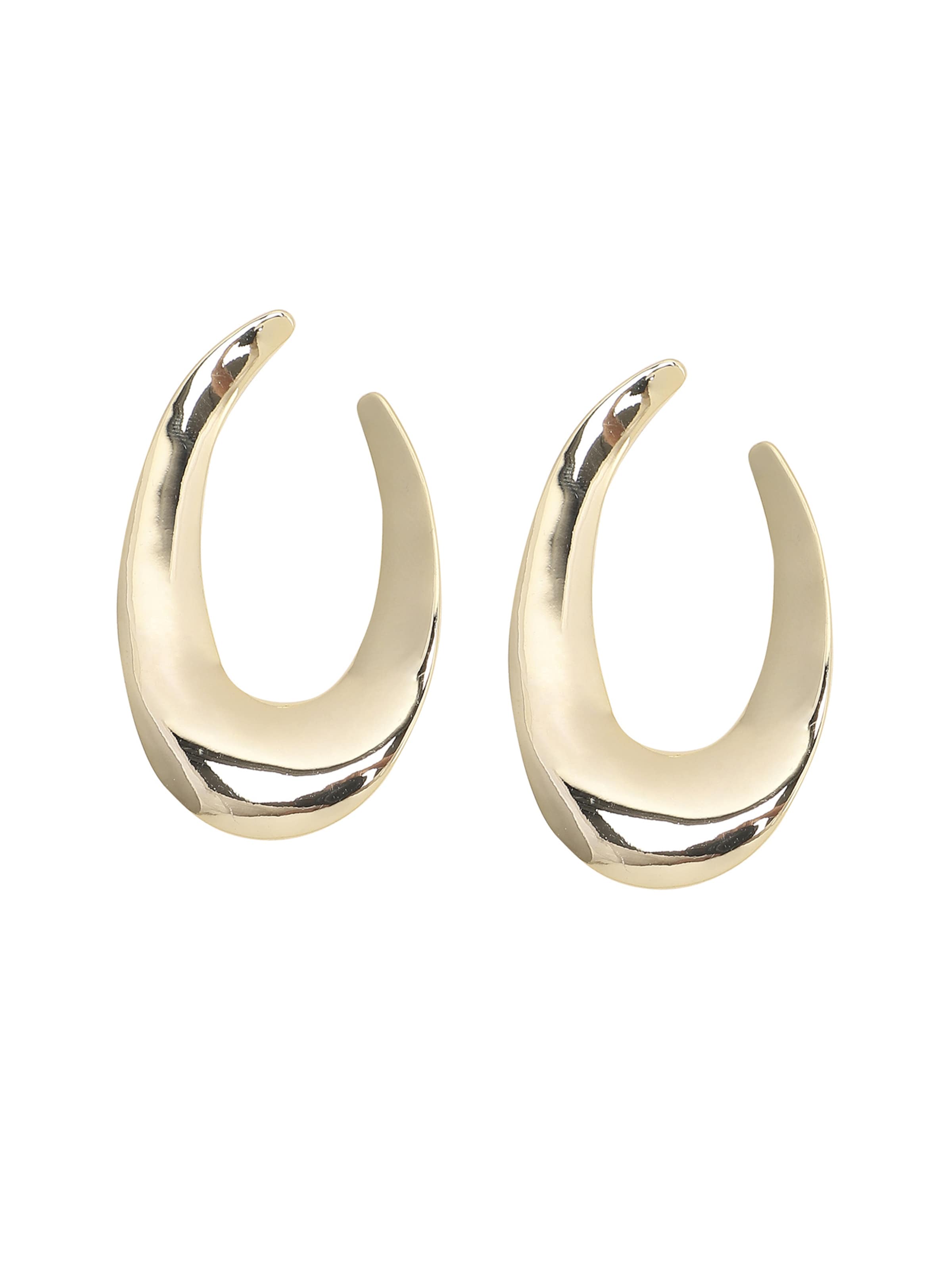 Boucles d'oreilles 'Leontyne' SOHI en or : devant