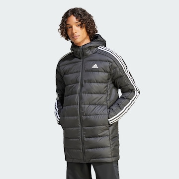 ADIDAS SPORTSWEAR Outdoor jacket 'Essentials 3-Streifen' in Black: front