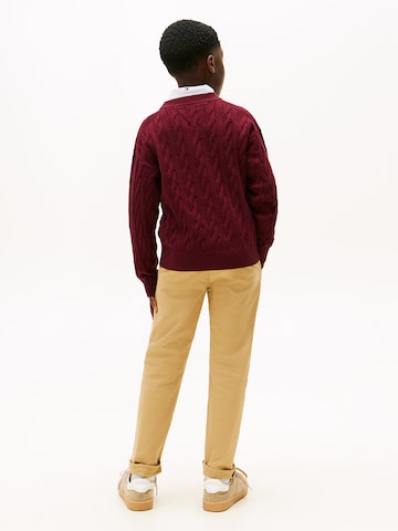TOMMY HILFIGER Pullover in Rot