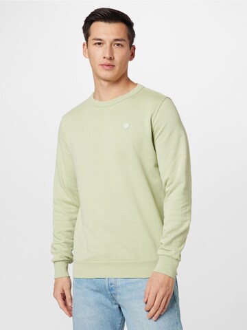 zaļš KnowledgeCotton Apparel Sportisks džemperis: no priekšpuses