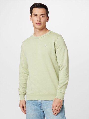 KnowledgeCotton Apparel Sweatshirt in Green: front